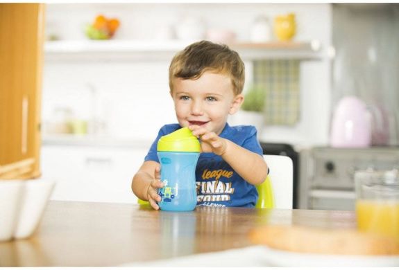 Поїльник-непроливайка Chicco Easy Cup від 12 місяців 266 мл Блакитний 06961.20.01, Блакитний