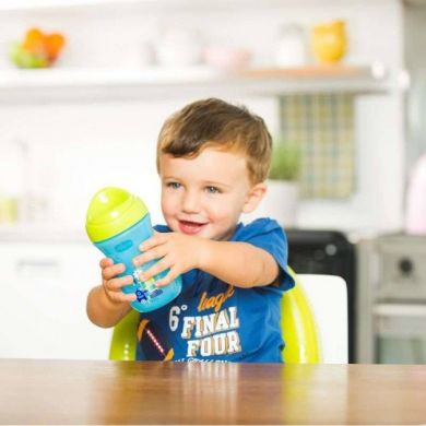 Поїльник-непроливайка Chicco Easy Cup від 12 місяців 266 мл Блакитний 06961.20.01, Блакитний
