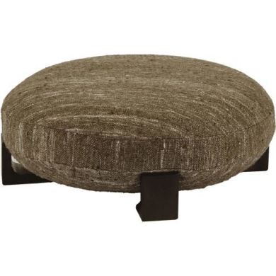 Пуф мангове дерево / вовна 80&times;30 см, коричневий MILENA POMAX 41316-BRO-15