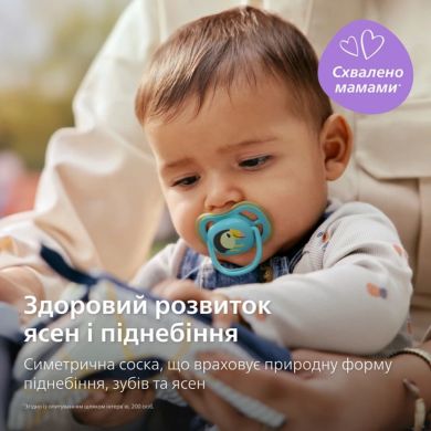 Пустышка Avent Ultra Air, 6-18 месяцев, 2 шт, дизайн для мальчиков SCF087/11