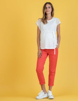 Штани для вагітних Attesa Slim Fit Boyfriend XL Помаранчевий 2156/058.162 TES:068 COD.