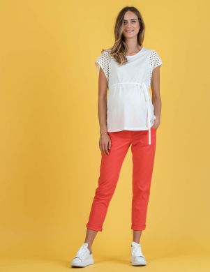 Штани для вагітних Attesa Slim Fit Boyfriend XL Помаранчевий 2156/058.162 TES:068 COD.