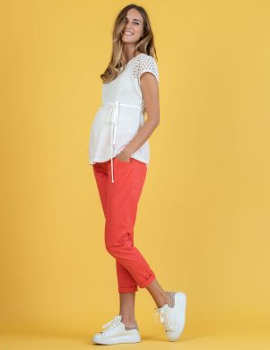 Штани для вагітних Attesa Slim Fit Boyfriend XL Помаранчевий 2156/058.162 TES:068 COD.