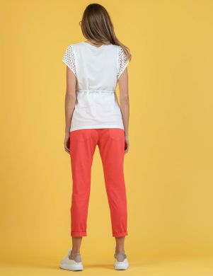 Штани для вагітних Attesa Slim Fit Boyfriend XL Помаранчевий 2156/058.162 TES:068 COD.