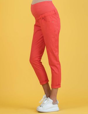 Штани для вагітних Attesa Slim Fit Boyfriend XL Помаранчевий 2156/058.162 TES:068 COD.