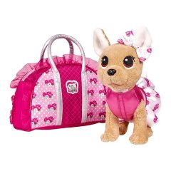 Собачка Chi Chi Love Чихуахуа Розовая мода с сумочкой 20 см 5893346