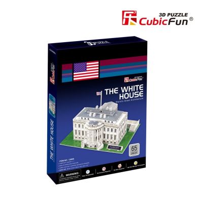 Тривимірна головоломка-конструктор БІЛИЙ ДІМ Cubic Fun C060h