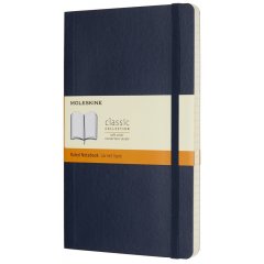 Записная книга Moleskine Classic 13 х 21 см 192 страницы в линию синяя QP616B20