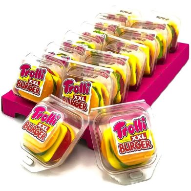 Жуйка Blister Trolli, бургер, 50г Damel 90495 4000512008903