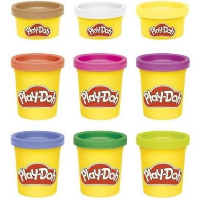 9 баночок з масою для ліплення Play-Doh F7369