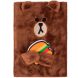 Блокнот пухнастий YES Line Friends Brown 151745