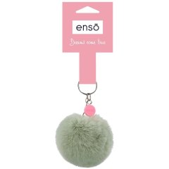 Брелок на ключи с помпоном ENSO (Энсо) ЗЕЛЕНЫЙ 9350223