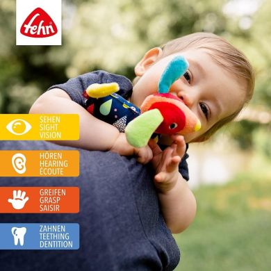 Брязкальце Собака з прорізувачами 16 cm Fehn 55283
