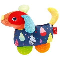 Брязкальце Собака з прорізувачами 16 cm Fehn 55283