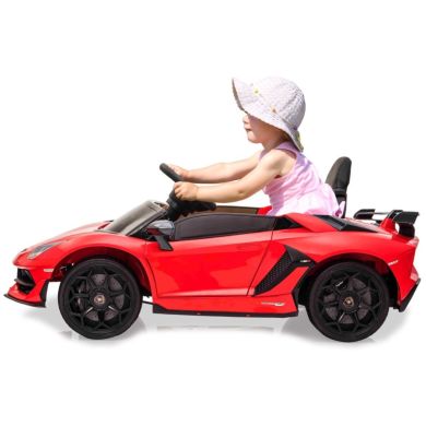 Електромобіль Lamborghini Aventador SVJ, червоний, 12В, 2.4МГц 460688
