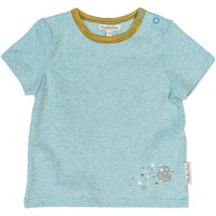 Футболка дитяча Moulin Roty 12М Блакитна 664680