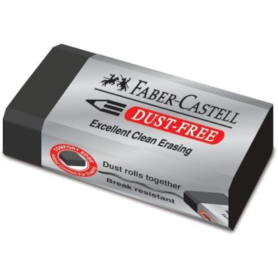Ластик Faber-Castell Dust-Free виниловый черный 187171
