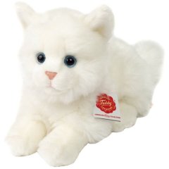 Игрушка мягкая Кошка британская короткошерстная белая 20 см Teddy Hermann 4004510906964