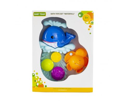 Інтерактивна іграшка для ванни Baby Team «Водоспад» 9025, Синій