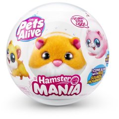 Інтерактивна м'яка іграшка PETS ALIVE S1 &ndash; КУМЕДНИЙ ХОМ&rsquo;ЯЧОК (помаранчевий) 9543-4