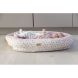 Кокон для сну з обмежувачем VOKSI BABY NEST PREMIUM, Roose Moon, колір рожевий Voks 11005053-Rose