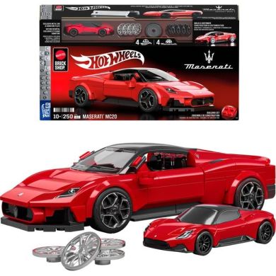 Колекційна машинка-конструктор Maserati серії Speed Mattel Brick Shop JFR90