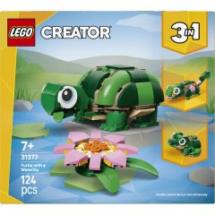 Конструктор LEGO Creator Черепаха з квіткою водяної лілії 31377