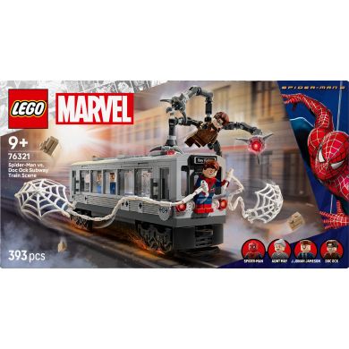 Конструктор Человек-Паук против Дока Ока: Сцена в метро LEGO Super Heroes 76321