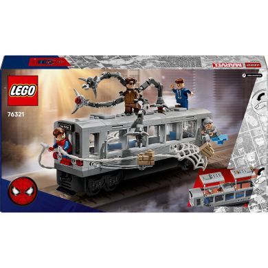 Конструктор Человек-Паук против Дока Ока: Сцена в метро LEGO Super Heroes 76321
