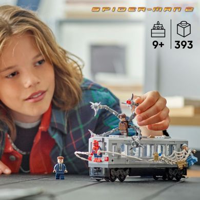 Конструктор Человек-Паук против Дока Ока: Сцена в метро LEGO Super Heroes 76321