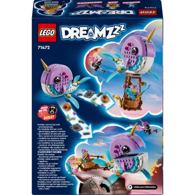 Конструктор Воздушный шар Иззи «Нарвал» LEGO DREAMZzz 71472