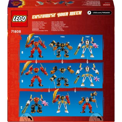 Конструктор Робот вогняної стихії Кая LEGO NINJAGO 71808