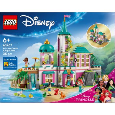 Конструктор Замок принцеси та королівські улюбленці LEGO Disney Princess 43267