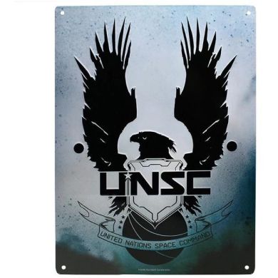 Металева табличка (постер) HALO UNSC 28x38 см ABYPLA017