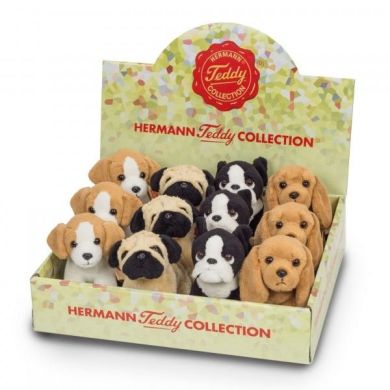 Мягкая игрушка Teddy Hermann щенок в ассортименте 4 види 12 см 919377