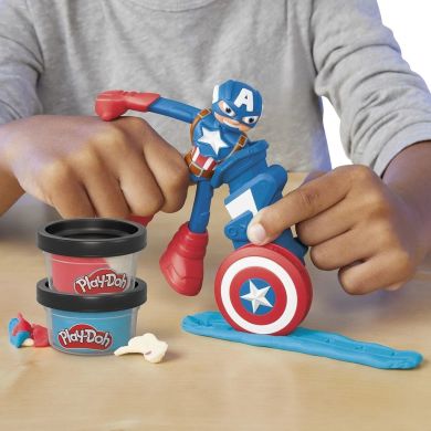 Набір для ліплення Play-Doh Marvel Captain America Stamping Shield F9829
