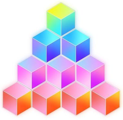 Набір настінних світильників Govee H6066 Glide Hexa Pro LED Light Panels, 10шт, RGBIC, WI-FI/Bluetoo H6066302