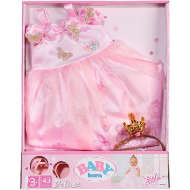 Набір одягу для ляльки BABY BORN ПРИНЦЕСА (сукня, туфлі, корона) 834169