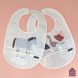 Нагрудник з ПВХ-покриттям Утя, 25,5x38 см Ферма Maison Petit Jour AF617BJ, Блакитний