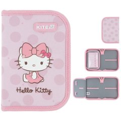 Пенал Kite 1 від., 1 відворот, без наповнення 621 Hello Kitty-1 HK26-621-1