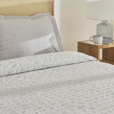 Постільна білизна Karaca Perla Gofre, сірий (простирадло 240x260, підковдра 200x220, 2 наволочки 50x70) 1000233871003