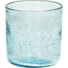 Склянка 300 мл, скло 8&times;8,2 см, блакитний VICO POMAX 39030-LBL-05