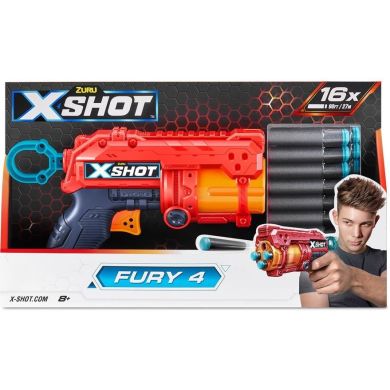 Скорострільний бластер EXCEL FURY 4 (16 патронів) Zuru 36377R