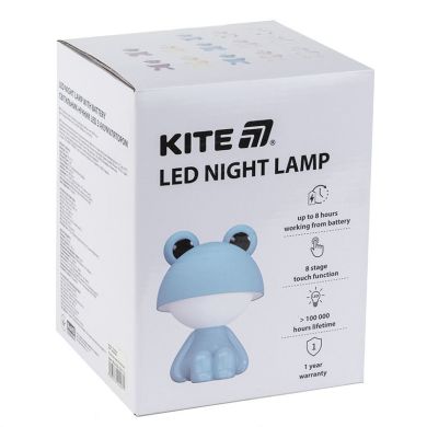 Світильник-нічник LED з акумулятором Cute Mouse, блакитний Kite K25-316-2-3
