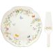 Тарелка для торта &Oslash;32см из лопатки. с порц. в корр. DANCING BUTTERFLIES POZZI MILANO 3133DANB, 32
