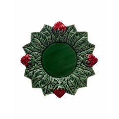 Тарілка Strawberries Bordallo Pinheiro 26 cm 65001243
