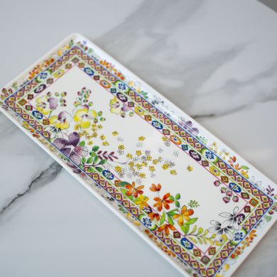 Таця для сервірувування прямокутна BAGATELLE GIEN 36x15,5 см 1781CPCA01