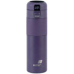 Термос з термодатчиком 450 мл, фіолетовий Kite K25-1227-3