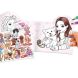 Альбом для розфарбовування з наклейками TOPModel KITTY and DOGGY 0412714