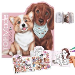 Альбом для розфарбовування з наклейками TOPModel KITTY and DOGGY 0412714